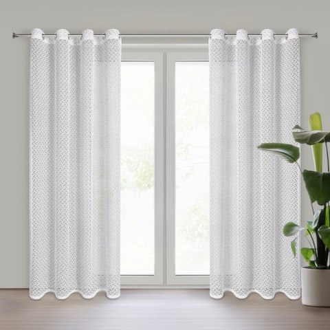 FIRANA GOTOWA CLARA 140 X 250 CM BIAŁY EUROFIRANY FIRANA GOTOWA CLARA 140 X 250 CM BIAŁY EUROFIRANY