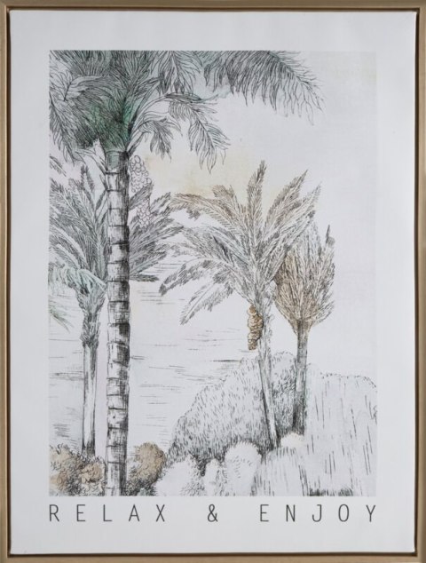 OBRAZ 647 45 X 60 X 2.5 CM SZARY EUROFIRANY OBRAZ 647 45 X 60 X 2.5 CM SZARY EUROFIRANY