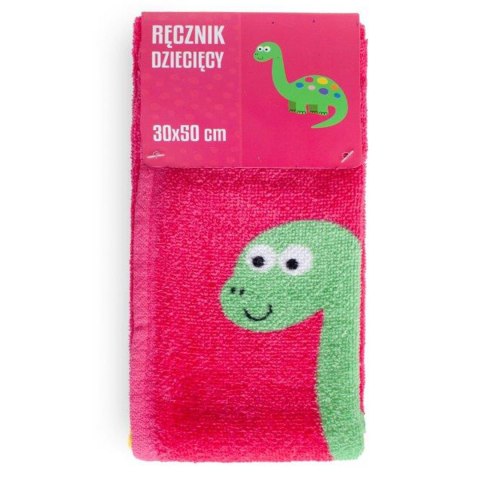 Ręcznik przedszkolny dla dziecka 30x50 Dinozaur Faro Ręcznik przedszkolny dla dziecka 30x50 Dinozaur Faro
