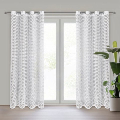FIRANA GOTOWA CARMEN 140 X 250 CM BIAŁY EUROFIRANY FIRANA GOTOWA CARMEN 140 X 250 CM BIAŁY EUROFIRANY