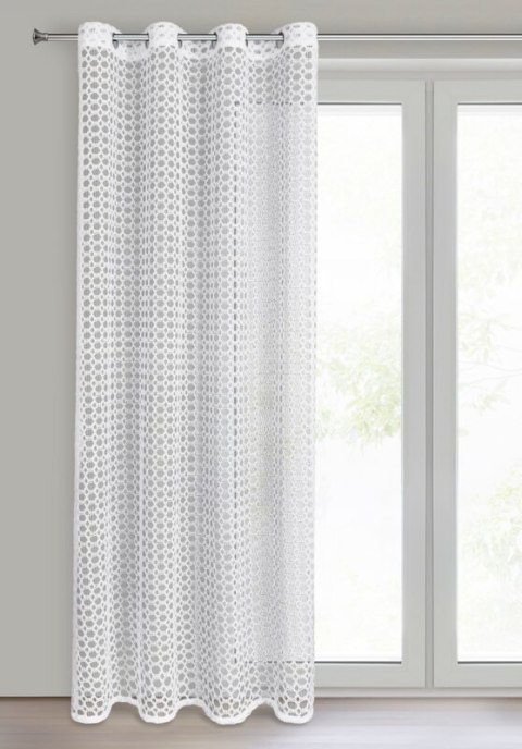 FIRANA GOTOWA CARMEN 140 X 250 CM BIAŁY EUROFIRANY FIRANA GOTOWA CARMEN 140 X 250 CM BIAŁY EUROFIRANY