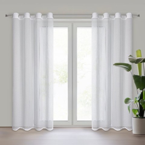 FIRANA GOTOWA NERI 140 X 250 CM BIAŁY EUROFIRANY FIRANA GOTOWA NERI 140 X 250 CM BIAŁY EUROFIRANY