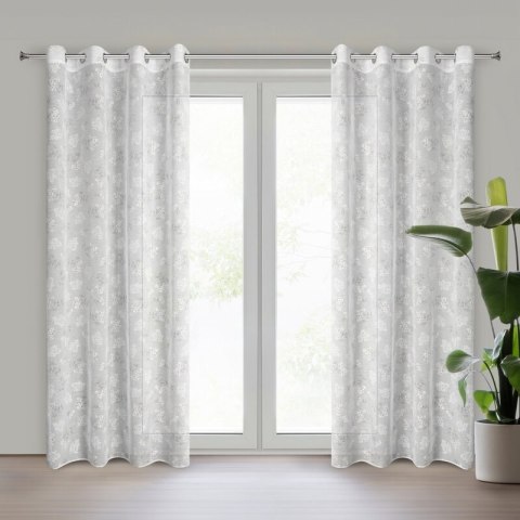 ZASŁONA GOTOWA ADIA 140 X 250 CM BIAŁY EUROFIRANY ZASŁONA GOTOWA ADIA 140 X 250 CM BIAŁY EUROFIRANY