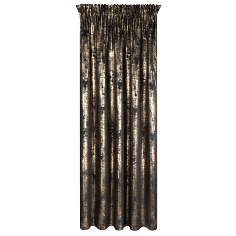 ZASŁONA GOTOWA RENIA NA TAŚMIE 140 X 270 CM CZARNY EUROFIRANY ZASŁONA GOTOWA RENIA NA TAŚMIE 140 X 270 CM CZARNY EUROFIRANY