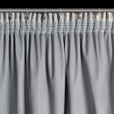 ZASŁONA GOTOWA RENIA NA TAŚMIE 140 X 270 CM SREBRNY EUROFIRANY