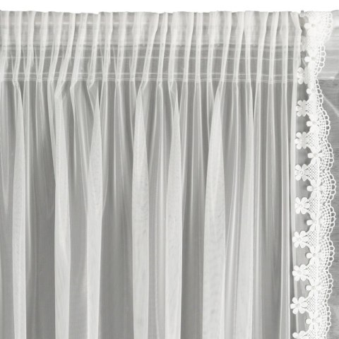 FIRANA GOTOWA LARISA NA TAŚMIE 140 X 270 CM BIAŁY EUROFIRANY FIRANA GOTOWA LARISA NA TAŚMIE 140 X 270 CM BIAŁY EUROFIRANY