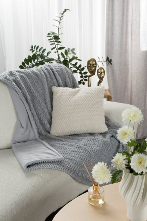 KOC LARIS 130 X 170 CM SREBRNY EUROFIRANY KOC LARIS 130 X 170 CM SREBRNY EUROFIRANY