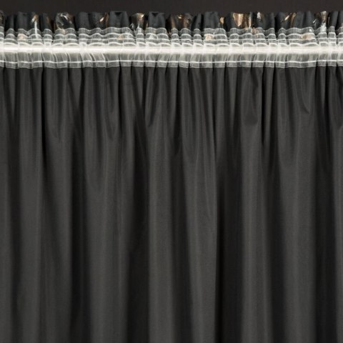ZASŁONA GOTOWA SELENA NA TAŚMIE 140 X 270 CM CZARNY EUROFIRANY ZASŁONA GOTOWA SELENA NA TAŚMIE 140 X 270 CM CZARNY EUROFIRANY