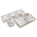 CERAMIKA 14 X 10 X 8 CM KREMOWY EUROFIRANY