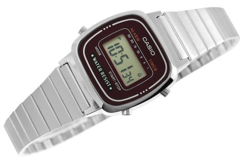 Zegarek Damski CASIO LA670WA-4DF + BOX Zegarek Damski CASIO LA670WA-4DF + BOX