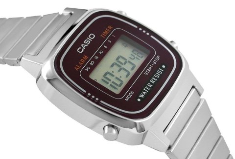Zegarek Damski CASIO LA670WA-4DF + BOX Zegarek Damski CASIO LA670WA-4DF + BOX