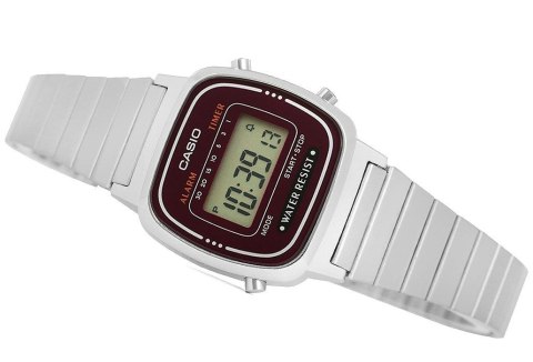 Zegarek Damski CASIO LA670WA-4DF + BOX Zegarek Damski CASIO LA670WA-4DF + BOX