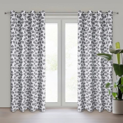 ZASŁONA GOTOWA KEMI 140 X 250 CM BIAŁY EUROFIRANY ZASŁONA GOTOWA KEMI 140 X 250 CM BIAŁY EUROFIRANY