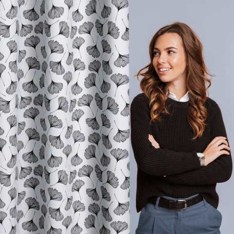 ZASŁONA GOTOWA KEMI 140 X 250 CM BIAŁY EUROFIRANY ZASŁONA GOTOWA KEMI 140 X 250 CM BIAŁY EUROFIRANY