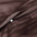 Pościel satyna bawełniana CIZGILI BROWN/160x200 EXCLUSIVE Darymex