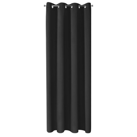 ZASŁONA GOTOWA LOGAN 140 X 270 CM CZARNY EUROFIRANY ZASŁONA GOTOWA LOGAN 140 X 270 CM CZARNY EUROFIRANY