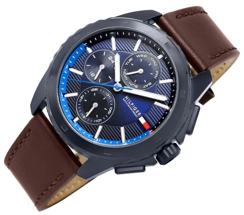 Zegarek Męski Tommy Hilfiger Walker 1710632 + BOX Zegarek Męski Tommy Hilfiger Walker 1710632 + BOX
