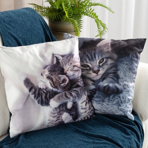 POSZEWKA ANIMAL 76 45 X 45 CM SZARY EUROFIRANY POSZEWKA ANIMAL 76 45 X 45 CM SZARY EUROFIRANY