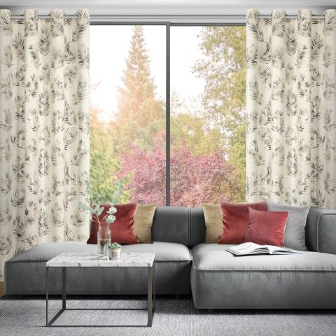 ZASŁONA GOTOWA GLORIA2 140 X 250 CM KREMOWY EUROFIRANY ZASŁONA GOTOWA GLORIA2 140 X 250 CM KREMOWY EUROFIRANY