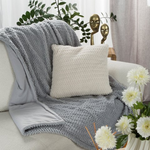 POSZEWKA LARIS 45 X 45 CM SREBRNY EUROFIRANY POSZEWKA LARIS 45 X 45 CM SREBRNY EUROFIRANY