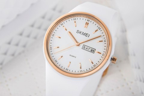Zegarek Damski Skmei 1747WT + BOX Zegarek Damski Skmei 1747WT + BOX