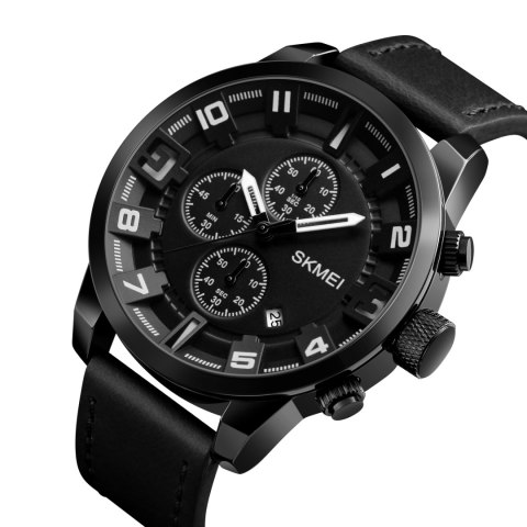 Zegarek Męski Skmei 1309BK + BOX Zegarek Męski Skmei 1309BK + BOX
