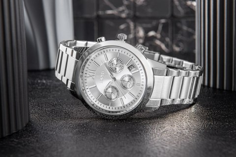 Zegarek Męski Skmei 9097SI + BOX Zegarek Męski Skmei 9097SI + BOX