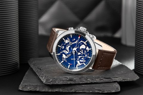 Zegarek Męski Tommy Hilfiger Henry 1710476 + BOX Zegarek Męski Tommy Hilfiger Henry 1710476 + BOX
