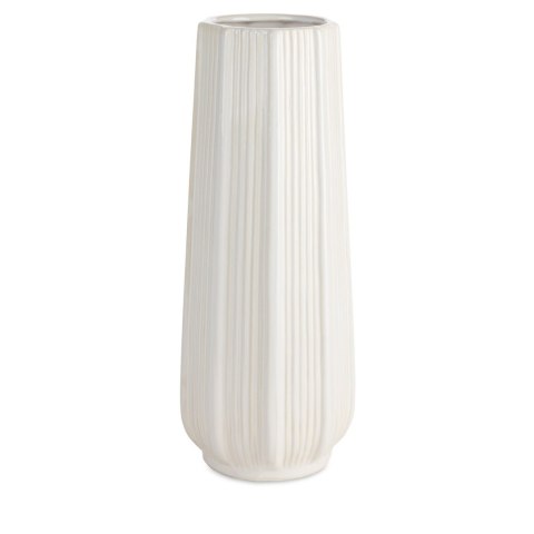 WAZON DEKORACYJNY GARET (03) O 15 X 38 CM KREMOWY EUROFIRANY WAZON DEKORACYJNY GARET (03) O 15 X 38 CM KREMOWY EUROFIRANY