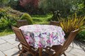 OBRUS GARDEN O 150 CM RÓŻOWY EUROFIRANY