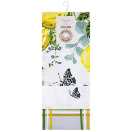 KOMPLET RĘCZNIKÓW KUCHENNYCH LEMON 50 X 70 CM NATURALNY EUROFIRANY