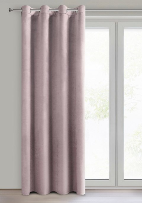 ZASŁONA GOTOWA D91 ROSA 140 X 250 CM PUDROWY RÓŻ EUROFIRANY ZASŁONA GOTOWA D91 ROSA 140 X 250 CM PUDROWY RÓŻ EUROFIRANY