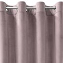 ZASŁONA GOTOWA D91 ROSA 140 X 250 CM PUDROWY RÓŻ EUROFIRANY