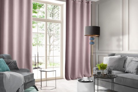 ZASŁONA GOTOWA D91 ROSA 140 X 250 CM PUDROWY RÓŻ EUROFIRANY ZASŁONA GOTOWA D91 ROSA 140 X 250 CM PUDROWY RÓŻ EUROFIRANY