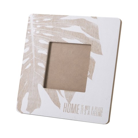 DREWNIANA RAMKA DEKORACYJNA PALM (01) 20 X 1 X 20 CM KREMOWY EUROFIRANY DREWNIANA RAMKA DEKORACYJNA PALM (01) 20 X 1 X 20 CM KREMOWY EUROFIRANY