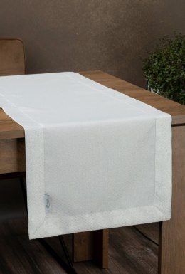 OBRUS JOWITA 40 X 200 CM BIAŁY EUROFIRANY