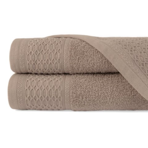 Ręcznik D Bawełna 100% Solano Ecru + Ciemny Popiel (P) 2x50x90+2x70x140 kpl. Darymex Ręcznik D Bawełna 100% Solano Ecru + Ciemny Popiel (P) 2x50x90+2x70x140 kpl. Darymex