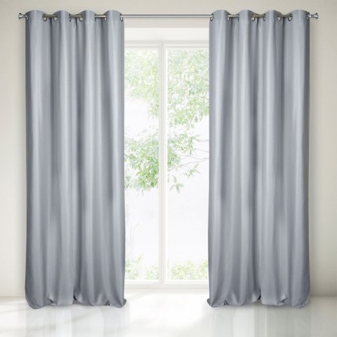 ZASŁONA GOTOWA ESSME 140 X 250 CM SREBRNY EUROFIRANY ZASŁONA GOTOWA ESSME 140 X 250 CM SREBRNY EUROFIRANY