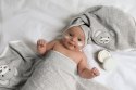 RĘCZNIK DZIECIĘCY BABY71 15 X 21 CM SREBRNY EUROFIRANY
