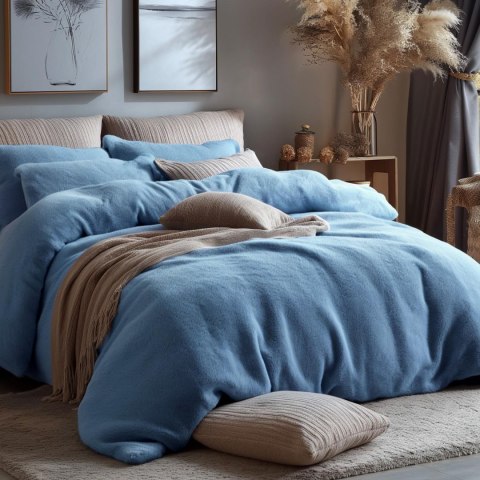Pościel frotte niebieski 17/200x220 Darymex Pościel frotte niebieski 17/200x220 Darymex