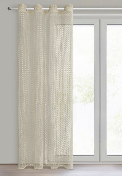 FIRANA GOTOWA MIRELLA 140 X 250 CM BEŻOWY EUROFIRANY FIRANA GOTOWA MIRELLA 140 X 250 CM BEŻOWY EUROFIRANY
