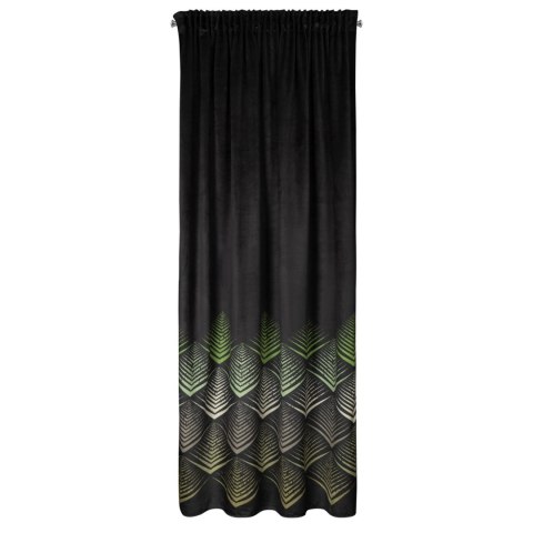 ZASŁONA GOTOWA ANGELINA NA TAŚMIE 140 X 270 CM CZARNY EUROFIRANY ZASŁONA GOTOWA ANGELINA NA TAŚMIE 140 X 270 CM CZARNY EUROFIRANY