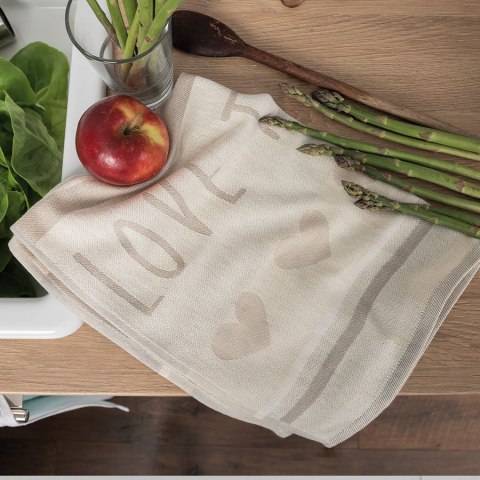 COOK Ścierka kuchenna, rozmiar 50x70cm, kolor beżowy 001 (promocja) Markizeta COOK Ścierka kuchenna, rozmiar 50x70cm, kolor beżowy 001 (promocja) Markizeta