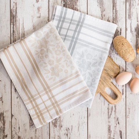 KRATKA Ścierka kuchenna, rozmiar 50x70cm, kolor beżowy 002 (promocja) Markizeta KRATKA Ścierka kuchenna, rozmiar 50x70cm, kolor beżowy 002 (promocja) Markizeta
