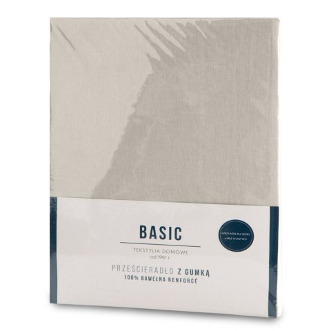 PRZEŚCIERADŁO Z GUMKĄ BASIC 220 X 200 X 30 CM BEŻOWY EUROFIRANY PRZEŚCIERADŁO Z GUMKĄ BASIC 220 X 200 X 30 CM BEŻOWY EUROFIRANY
