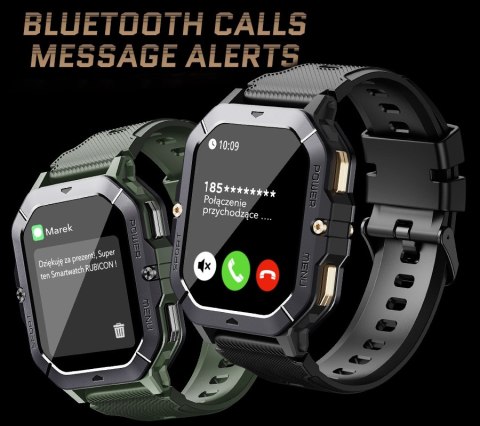 Smartwatch Męski Rubicon RNCF23-1 BLACK Smartwatch Męski Rubicon RNCF23-1 BLACK