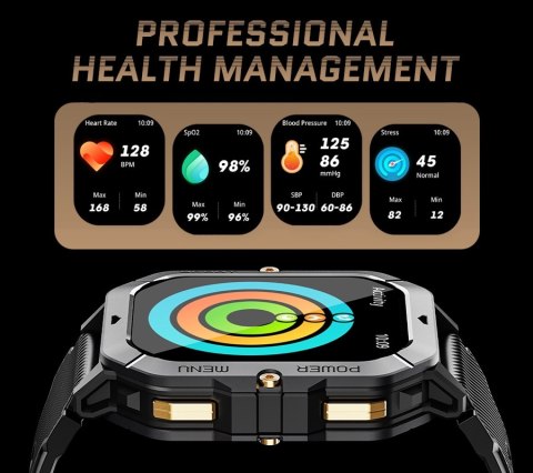 Smartwatch Męski Rubicon RNCF23-1 BLACK Smartwatch Męski Rubicon RNCF23-1 BLACK