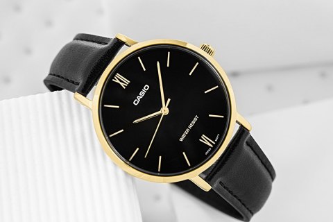 Zegarek Damski Casio LTP-VT01GL-1BUDF + BOX Zegarek Damski Casio LTP-VT01GL-1BUDF + BOX