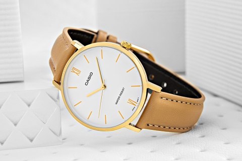 Zegarek Damski Casio LTP-VT01GL-7BUDF + BOX Zegarek Damski Casio LTP-VT01GL-7BUDF + BOX