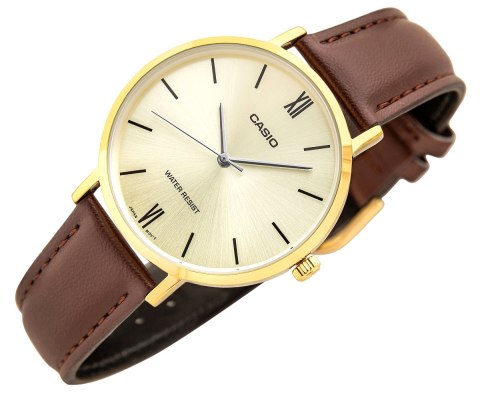 Zegarek Damski Casio LTP-VT01GL-9BUDF + BOX Zegarek Damski Casio LTP-VT01GL-9BUDF + BOX